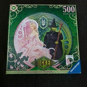 Ravensburger Wicked: A Story Of Two Halves Jigsaw Puzzle, 500 Pieces